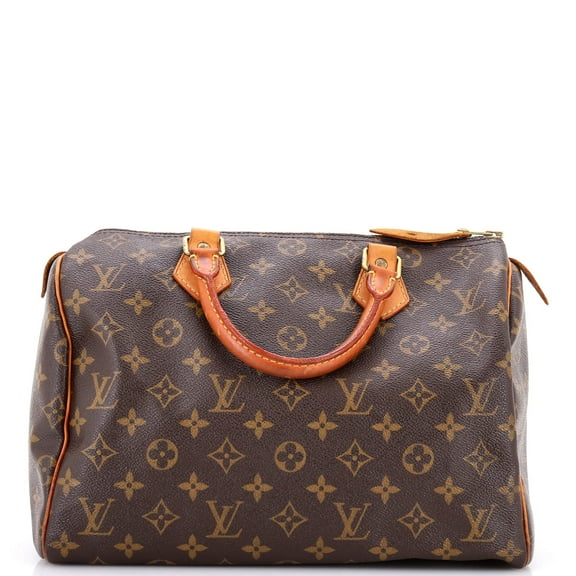 Pre-Owned Speedy Handbag Monogram Canvas 30 By Rebag