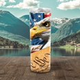 thumbnail image 4 of American Flag Eagle We The People Skinny Tumbler 30 oz Straight Stainless Steel Vacuum Insulated Travel Coffee Mug with Lid Straw Slim Water Cup, 4 of 4