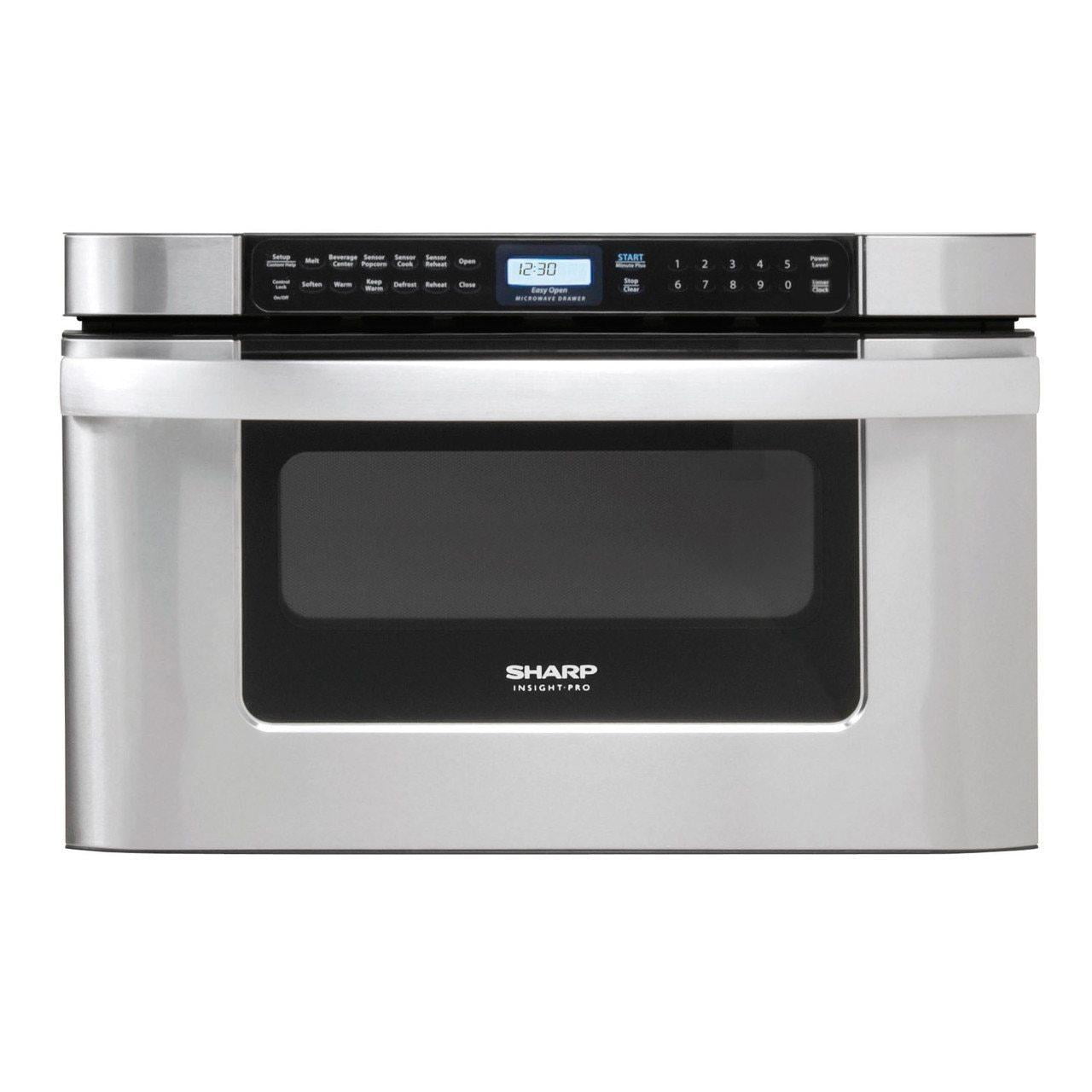 Sharp KB6524PSY 24" Built-in Microwave Drawer Oven with 1.2 cu. ft. Capacity, 1000 Cooking Watts in Stainless Steel
