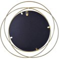 thumbnail image 3 of Decorative Metal Wall Mirror - 36cm Diameter - Round - Decor for Bedroom, Living Room, Bathroom, Hal 26s, 3 of 5