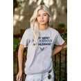 thumbnail image 3 of US Air Force My Hero Airman Husband Women Plus Size Graphic Tee Tees Brisco Brands 4X, 3 of 5