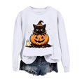 thumbnail image 4 of MVRLSH Women's Halloween Graphic Print Long Sleeve Pullover Sweater Size - M, 4 of 6