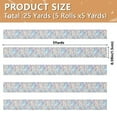 thumbnail image 3 of 5 Rolls Christmas Ribbon 1.5 inch Wide Decorative Ribbon for Gift Wrapping and Holiday Decorations Colorful Patterns, 3 of 7