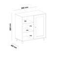 thumbnail image 3 of Aparador Bertolini Charlotte Pino Off White, 3 of 4