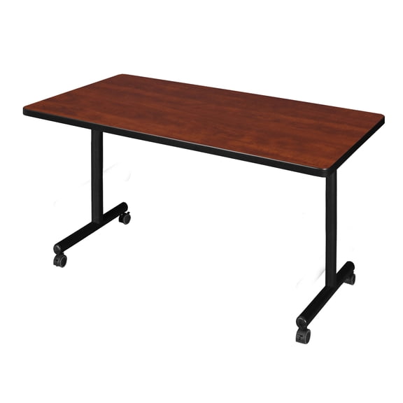 48" x 30" Kobe Mobile Training Table- Cherry