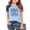 #A03-Dark Blue, variant on 4th Of July T-Shirts for Girls Kids America Flag Butterfly Print Patriotic Tops Raglan Short Sleeve Crewneck T-Shirt Comfy Independent Day Shirts