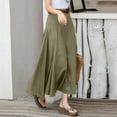 thumbnail image 4 of ASFGIMUJ Ladies Fashion Casual High Waist Skirt In Pure Color AG XL, 4 of 7
