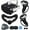 black, variant on Compatible with Oculus Quest 2 Silicone Case Accessory with VR Case Cover, Silicone VR Face Cover Pad and Touch Controller Grip Cover Compatible with Quest 2, Disposable Eye Cup (Dark Green)