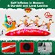 thumbnail image 4 of Trineo inflable navideño Danxilu de Papá Noel con 3 renos de 3 m, 4 of 6