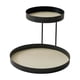 thumbnail image 2 of Double Layer Iron Storage Tray Organizer, Jewelry Perfume Makeup Display Rack, Tabletop Countertop Bathroom Kitchen Shelf, Decorative Metal Holder for Cosmetics Accessories Rings Earrings Keys, 2 of 7