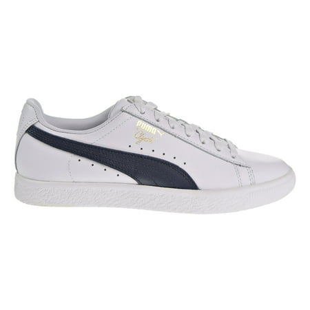 Puma Clyde Core Foil Women's Shoes White/Navy/Team Gold 364670-02