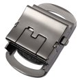 thumbnail image 3 of Slide Click Buckle Automatic Alloy Belt Accessory Ratchet Belt Buckle for Men, 3 of 9