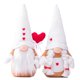 thumbnail image 1 of Regalos De Navidad Para El Día De San Valentín, Muñecos Sin Rostro, Elfos, Decoración De Fiesta En Casa, Adornos De Rudolph Para Parejas Amorosas Rojas 2 Uds. Yuarrent HA038894-00, 1 of 6