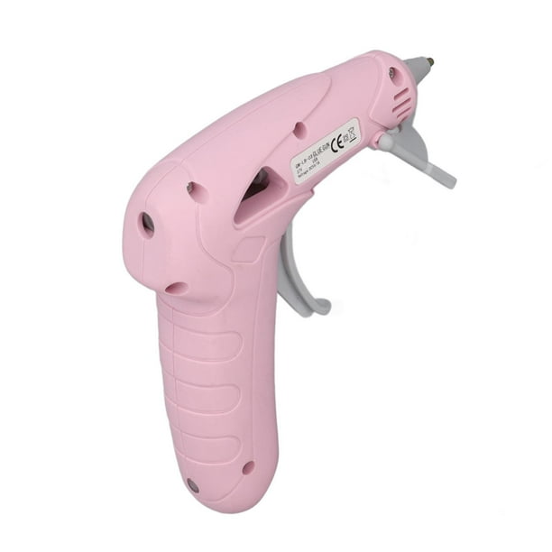 Pistola De Pegamento Caliente Inalámbrico Portátil, Pistola De Mini Pegamento Recargable USB Y 30 Palos Con 1 Estera Y Caja, De 1.5 A 2 Horas De Uso Continuo, Para Manualidades