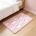 thumbnail image 4 of Halloween Bath Mats for Bathroom,Soft Spooky Ghost Decor Non-slip Bathroom Rug | Cute Shower Mat for Bedroom Living Room Decor, 23.62x15.74 Inch,Pink, 4 of 6