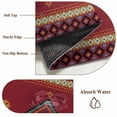 thumbnail image 5 of Vintage Red Bohemian Texture Area Rugs 4x6 ft National Ethnic Tribe Abstract Geometric Washable Rug Non Slip Indoor Carpet Absorbent Floor Mat for Living Room Bedroom Dining Room, 5 of 9