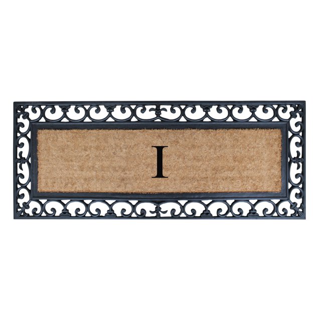 First Impression Exclusive Hand Crafted Myla -Entry Doormat, Large Double Door Size (17.7 x 47.25)-RC2004I
