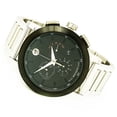 thumbnail image 3 of Movado Museum 0606792 Chronograph Black Dial Stainless Steel Mens Watch, 3 of 4