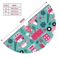 thumbnail image 3 of Lsque Excavator Print Christmas Tree Skirt, Tree Skirt with Ties or Velcro, Perfect for Holiday Decorations, Halloween, and New Year-36", 3 of 7