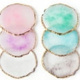 thumbnail image 4 of Nail Art Palettes Nail Mixing Palette Polish Color Mixing Plate Golden Edge Resin Nail Holder Nail Art Display Cosmetic Mixing Tools, 4 of 5