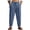 1Pack:NavyBlue, variant on TANBOM Men's Loose Fit Cotton Casual Drawstring Pants, Navy Blue, 1-Pack, L