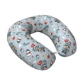 thumbnail image 2 of Salouo Winter Gnome And Snowman for Memory Foam Travel Pillow,Versatile U-Shaped Pillows Memory Foam Cervical Neck Pillow Soft Washable Cover for Home Office Camping Travelling, 2 of 8