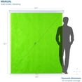 thumbnail image 2 of VIVO Pull Down 100 inch Diagonal Green Screen, Mountable Chroma Key Panel Backdrop for Background Removal,, 2 of 5