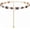 black 45.27 inch(115cm), variant on BOOTOOL Rhinestone Chain Belts for Women Fashion