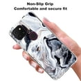thumbnail image 3 of T-Mobile REVVL 5G Case, Rosebono Bling Glitter Sparkle Black and White Marble Graphic Fashion Cute Colorful Skin Cover Shockproof Case for T-Mobile REVVL 5G, 3 of 5