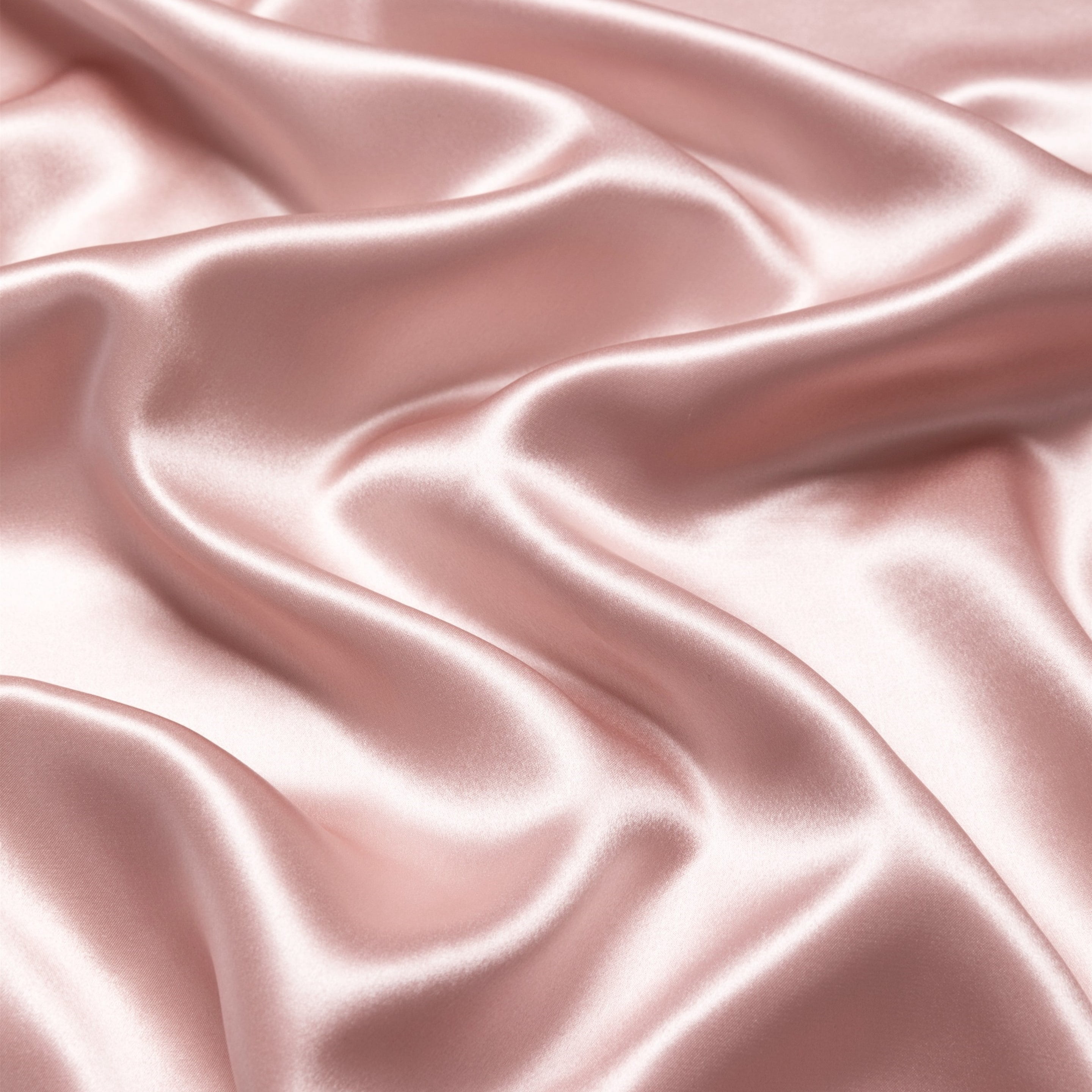 100% Mulberry Silk Pillowcase for Hair and Skin, Envelope Style Luxurious 19 Momme Pillow Case Cover Silver Pink N/A King