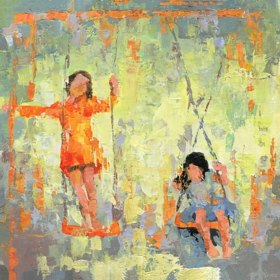 Parvez Taj Swinging Free Canvas Wall Art