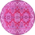 thumbnail image 1 of Ahgly Company Indoor Round Persian Pink Traditional Area Rugs, 7' Round, 1 of 4