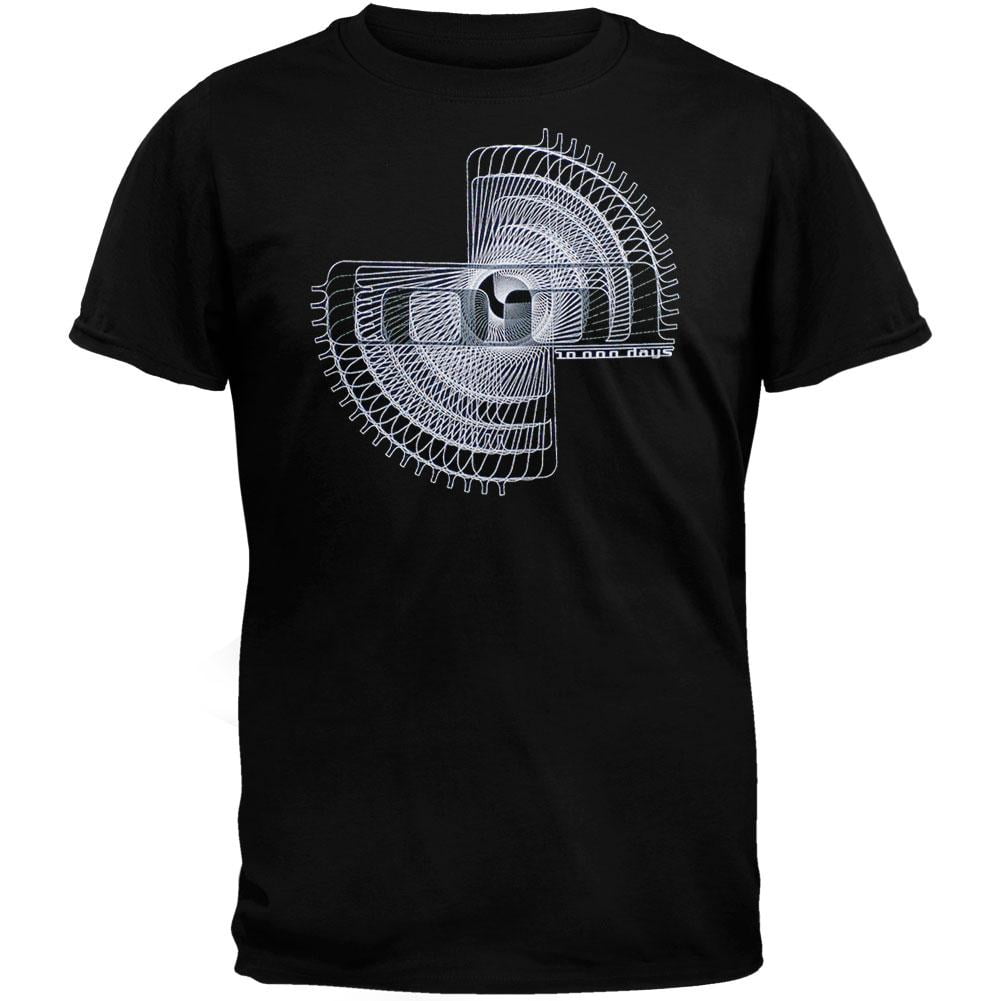 Tool '10,000 Days (Logo)' (Black) T-Shirt - NUOVO E UFFICIALE