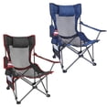 thumbnail image 6 of Zorpupoa Portable Camping Chair, Heavy Duty Steel Folding Reclining Chair 330lbs Load with Reclining Backrest Angle Cup Holder for Camping Fishing, Black, 6 of 13