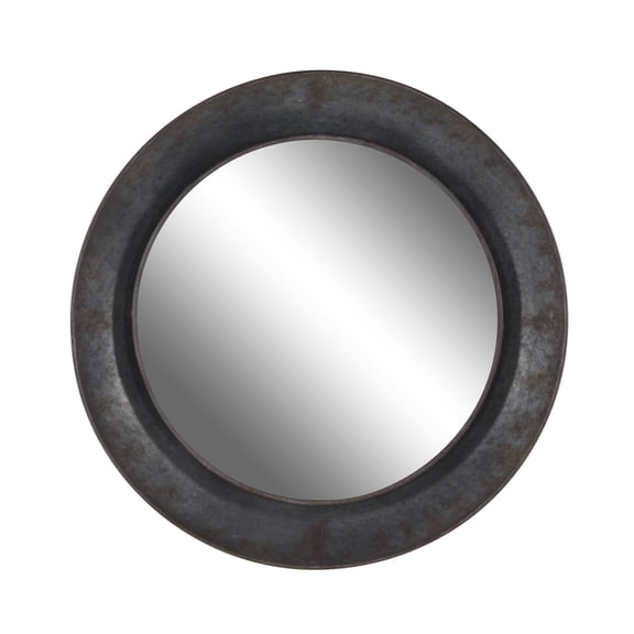 DecMode 35" x 35" Gray Wall Mirror