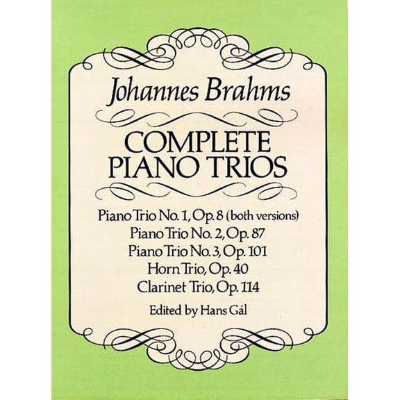 Dover Chamber Music Scores Complete Piano Trios, (Paperback)