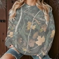 thumbnail image 5 of FDGIU Women's Oversized Sweatshirts 2025 - Fleece Pullover Crewneck Long Sleeve, Comfy Fall Winter Tops Casual Outfits, 5 of 7