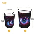 thumbnail image 3 of Daiia v Round Laundry Basket with Handles Thickened Waterproof Circular hamper,Dirty Clothes Storage Basket for Bedroom,Bathroom,College Dorm-Small, 3 of 6