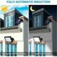 thumbnail image 4 of Lámpara solar para exteriores con sensor de movimiento, iluminación solar para exteriores, resistente al agua, IP67, ángulo de iluminación de 120°, luz solar para jardín con cable de 5 m para patio,, 4 of 5