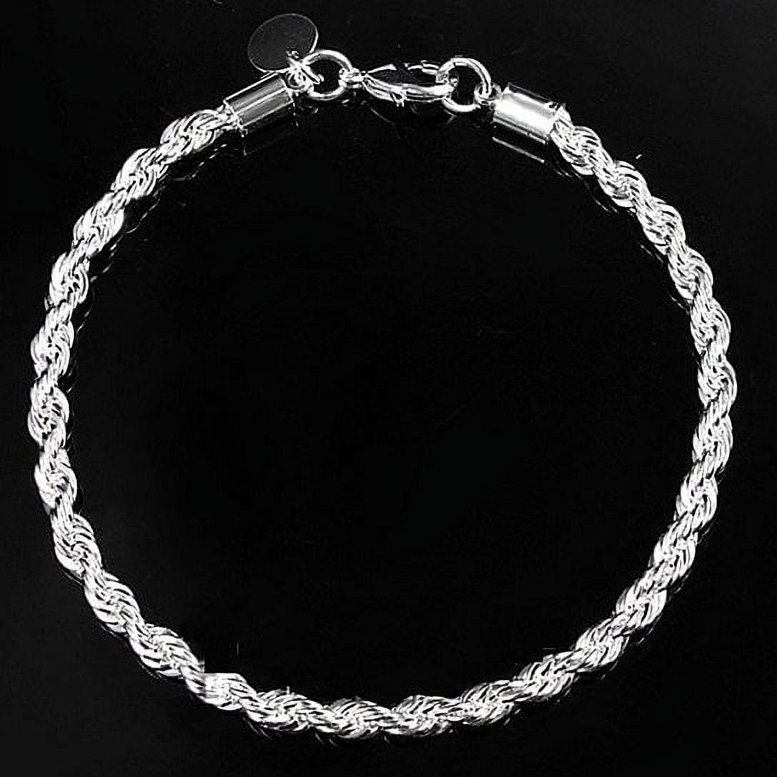 Sterling Silver Cross Bracelet Made In India qg2404-7.5 - Walmart.com