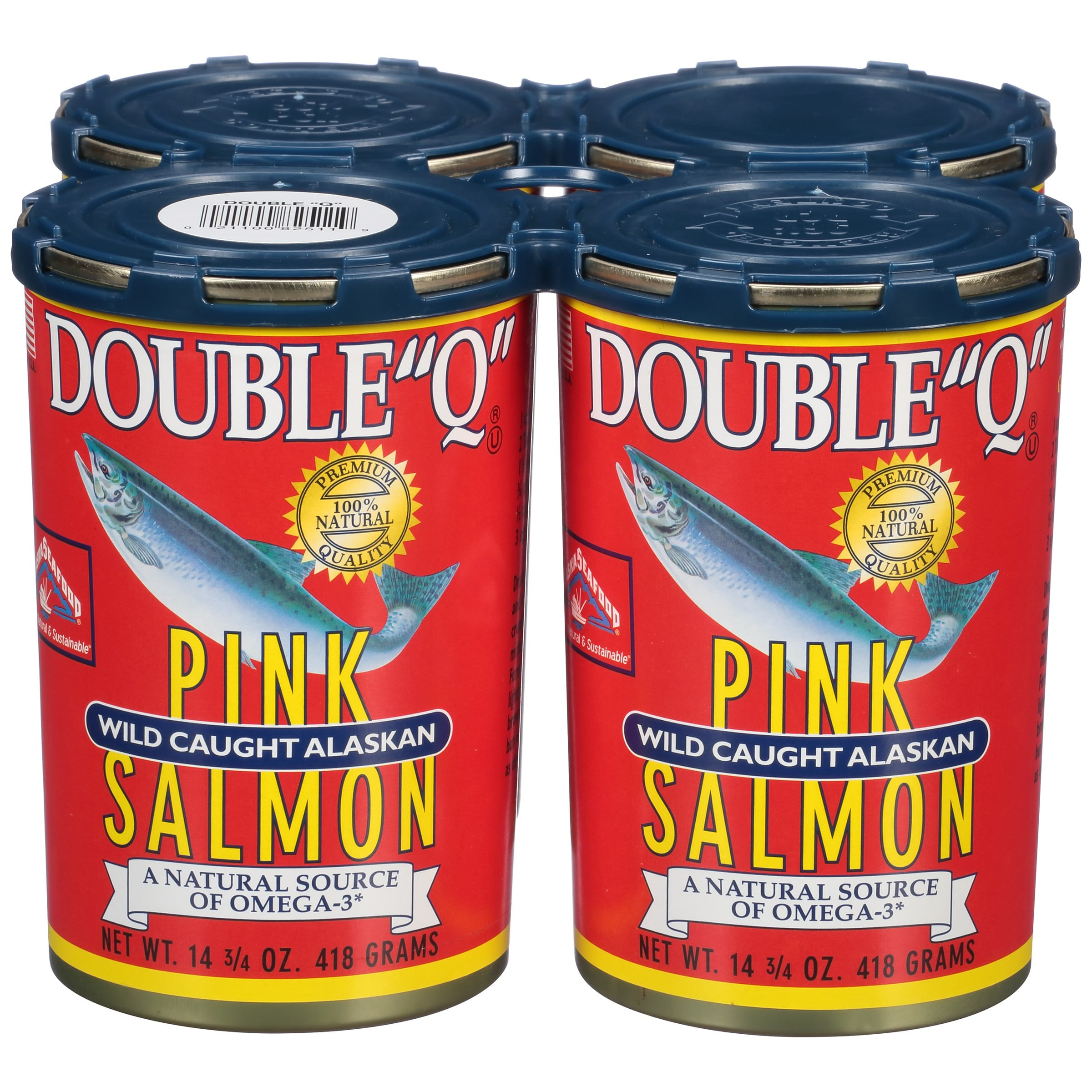Double "Q"® Wild Caught Alaskan Pink Salmon 4-14.75 oz. Cans