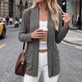 thumbnail image 5 of BUIGTTKLOP Women's Long Sleeve Cardigan Lightweight Casual Open Front Cardigans with Pockets, 5 of 8