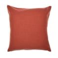 thumbnail image 6 of Laddha Home Designs Handwoven Geometric Abstract Throw Pillow Cover - 24" - Orange and Cream, 6 of 7