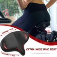 thumbnail image 5 of BUCKLOS Extra Wide Bike Seat Cushion, Memory Foam Padded Exercise Bike Seat Cover for Peloton Stationary Bikes, Waterproof Universal Comfort Bicycle Saddle for Women & Men, 5 of 7