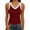 Wine, variant on Tqcoqu Women's Slim Fitted Sleeveless V-Neck Tank Top Casual Basic Vest,Black,Women's S-XXL