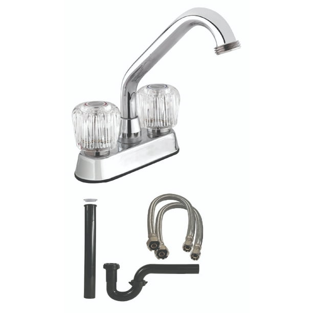 Belanger 2940wkit Laundry Faucet Kit With Garden Hose Connection Chrome Com - Garden Hose That Connects To Bathtub Faucet