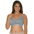 thumbnail image 2 of Curvy Kate In My Dreams Sleep Bralette (CK021110),30G/GG,Grey/Peach, 2 of 3