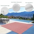 thumbnail image 4 of Fsddascl Vintage Peach Pink Outdoor Rug for Patio/Deck, Non-Slip Large Area Rug 6 x 9 Ft, Farmhouse Retro Solid Color Linen Texture Indoor Outdoor Rugs Washable Area Rugs, Camping Rug Carpet Runner, 4 of 9