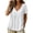 03# White, variant on Plus Size Women's Linen Tops Cotton Loose Fit V-Neck Tunic Top Lace Trim Casual Blouse Summer Beach Flowy Boho Chic Solid Button Detail S-2XL