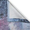 thumbnail image 3 of Ambesonne Landscape Kitchen Curtains, Braches Snowy Sunset, 55"x45", Lavender Lilac White, 3 of 3